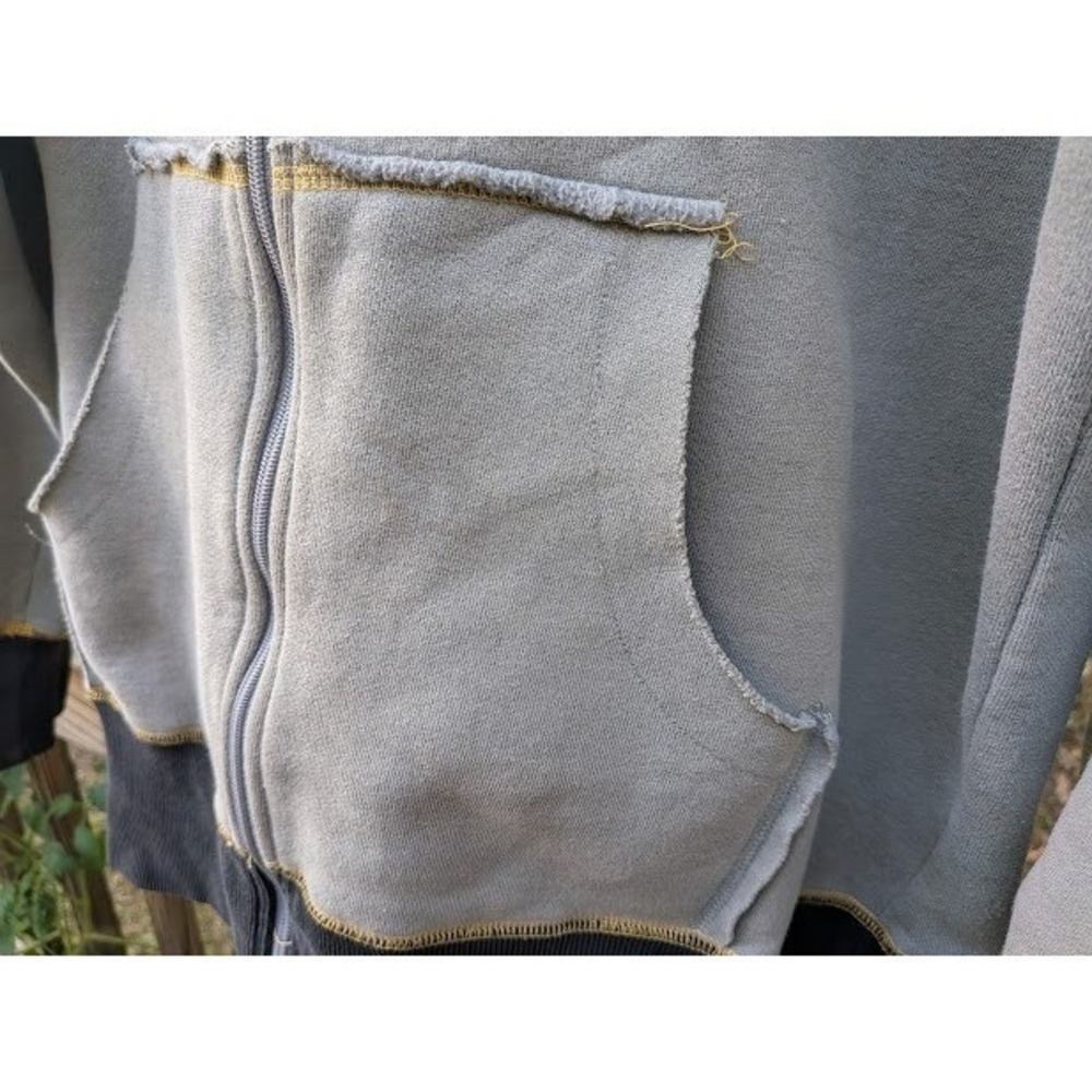 Vintage Y2K Adio Skateboarding Mens Zip Up Hoodie Size M Grunge Skater Spellout - Picture 5 of 10